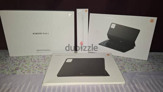 xiaomi pad 6 tablet +pen + keyboard