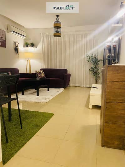 Furnished apartment for rent in Madinaty (B7), 82 sqm. Fully air-conditioned and featuring brand-new furniture and appliances. Ideally located right n