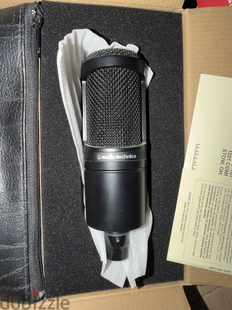 Audio-Technica AT2020 Condenser Microphone 2