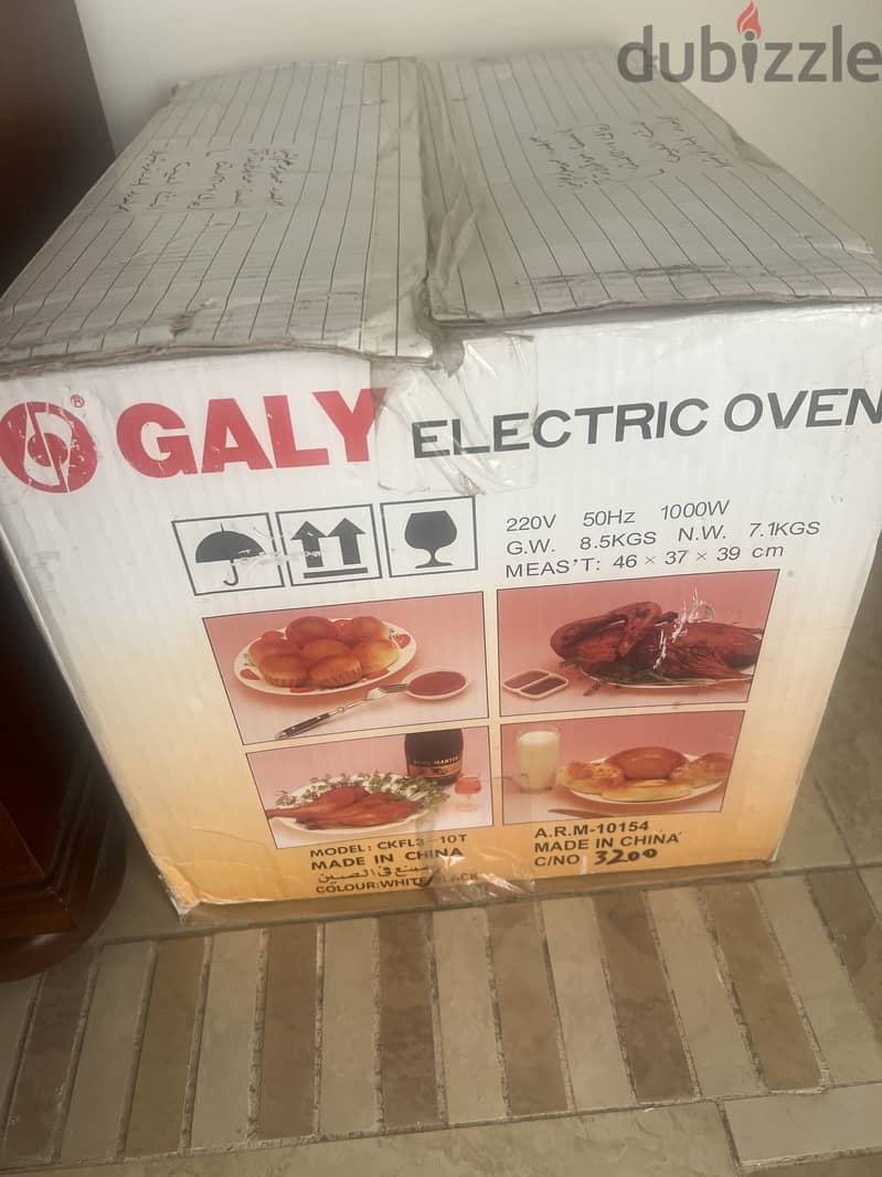 Galy electric oven model ckfl3-10t 2