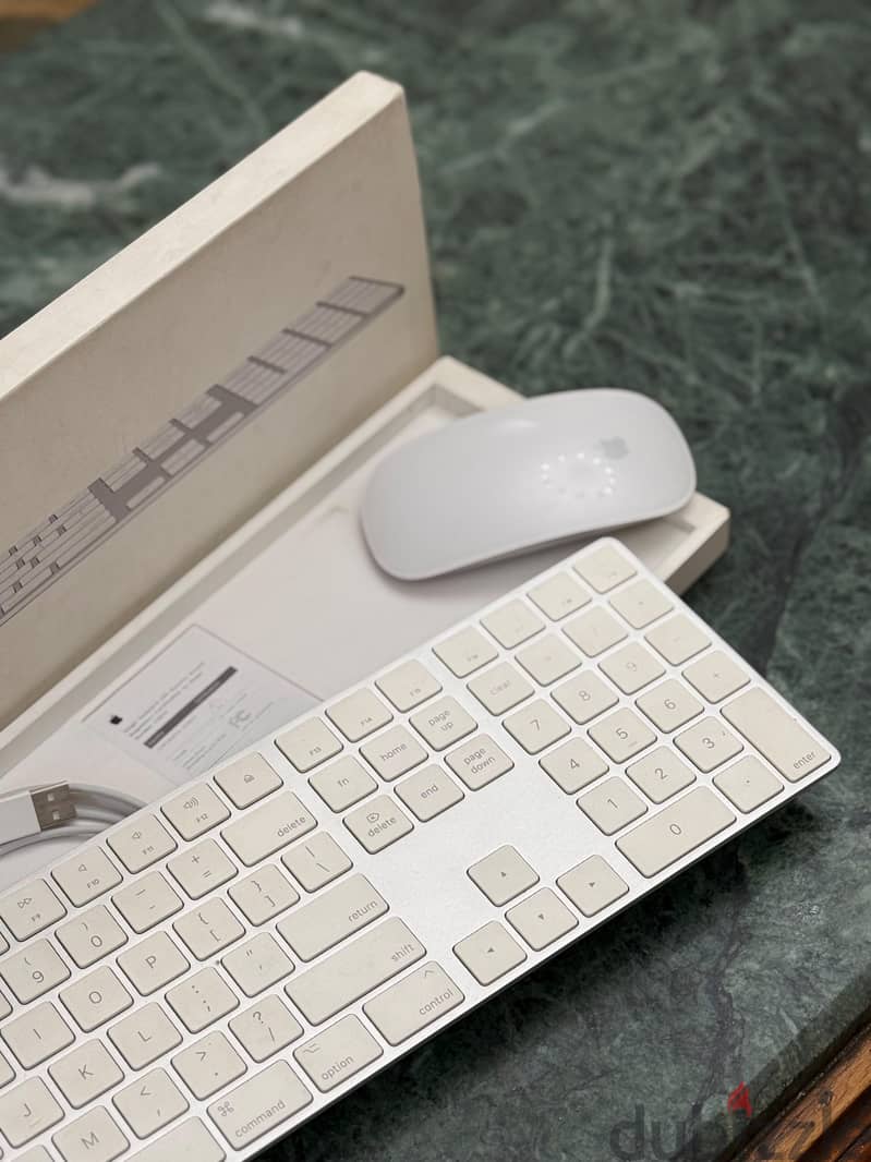 Apple magic keyboard full numeric full keyboard & Magic mouse 2 1