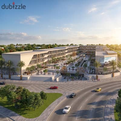 Own your commercial unit in El Nasr Square, Hadayek October, with just 30% down payment and extended payment plans.