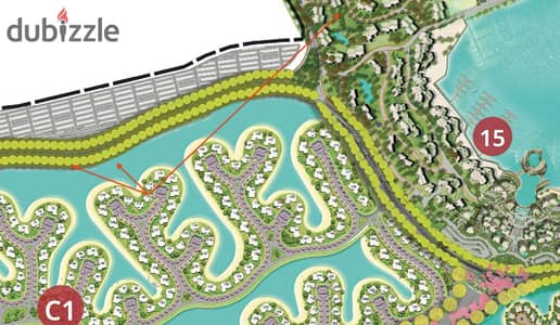 155 SQM SouthMED Chalet | Prime Tree-End Location | Panoramic Lagoon & Sea View | EGP 100K Discount on Paid Amount