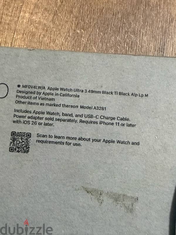 Apple Watch Ultra 3 – Black Titanium with Black Alpine Loop (49mm) 2