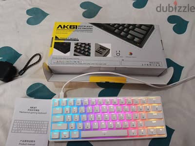 كيبورد Gaming AK61 RGB ميكانيكال
