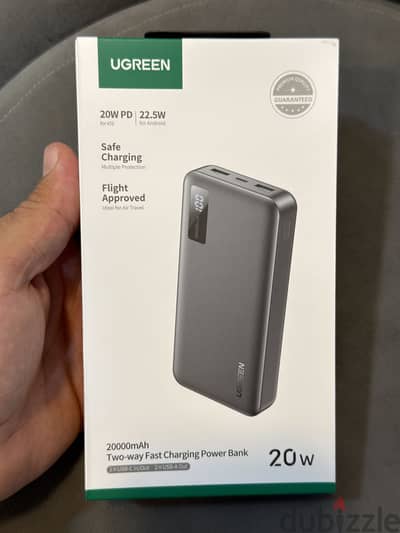 power bank u green 20000 باور بانك يو جرين اصلي من الكويت جديد