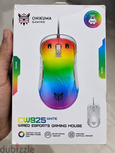 ماوس ألعاب ONIKUMA CW925 RGB Wired Gaming Mouse 12800 DPI