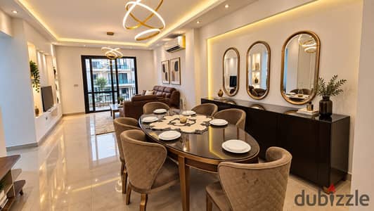 Luxury Fully Furnished Apartment for Rent in Eastown Sodic – 160 SQM – 2 Master Bedrooms with Dressing Areas – Two-Piece Reception – Open Living Area – 3 Bathrooms – First Occupancy – Long-Term Rental