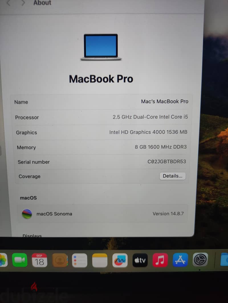 Macbook Pro retina good condition 5