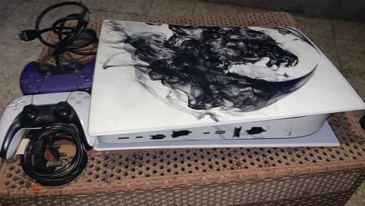 Ps5 fat cd دراعين اورجينال والوصلات الاصليه
