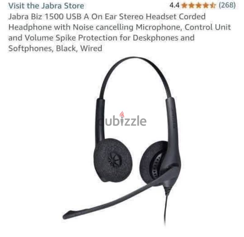 Headset jabra bizz 1500 2