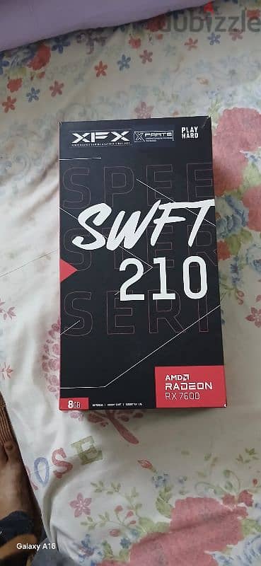 كارت شاشه xfx rx7600 8g شبه جديد