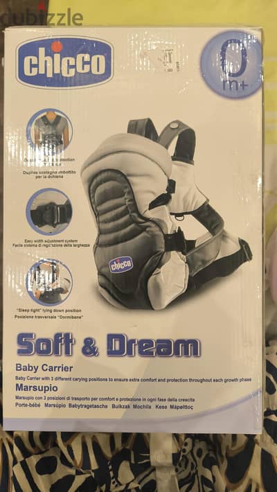 شيالة أطفال ماركة شيكو (Chicco) موديل Soft &Dream Baby Carrier