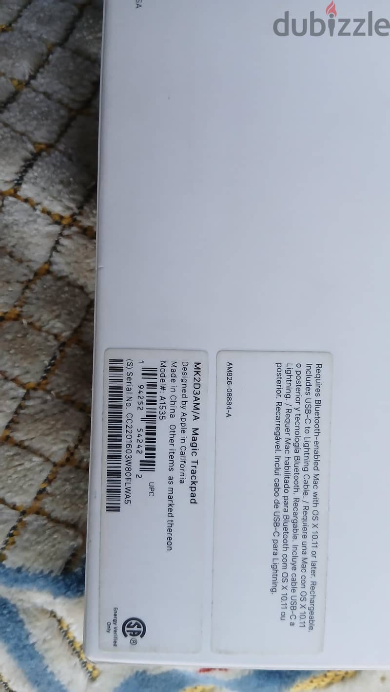 Apple Magic Trackpad A1535 – Original 2