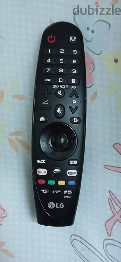 ريموت LG  مستعمل ولكن استعمال قليل جدا
