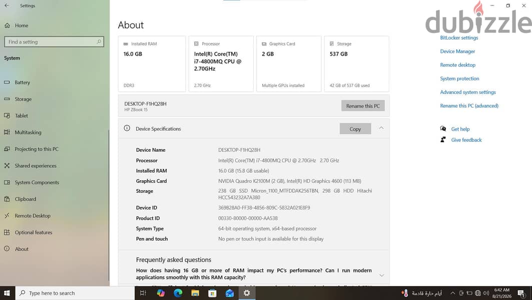 HP ZBook 15 G2 3