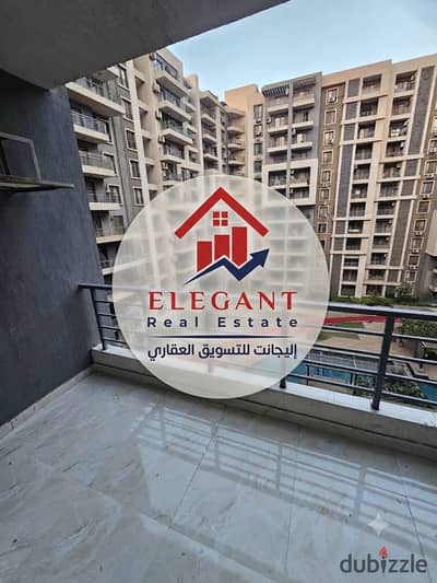 Distinctive 170 sqm apartment available for immediate handover in the Primera Compound (Al-Waha, Nasr City). It features an open view overlooking the