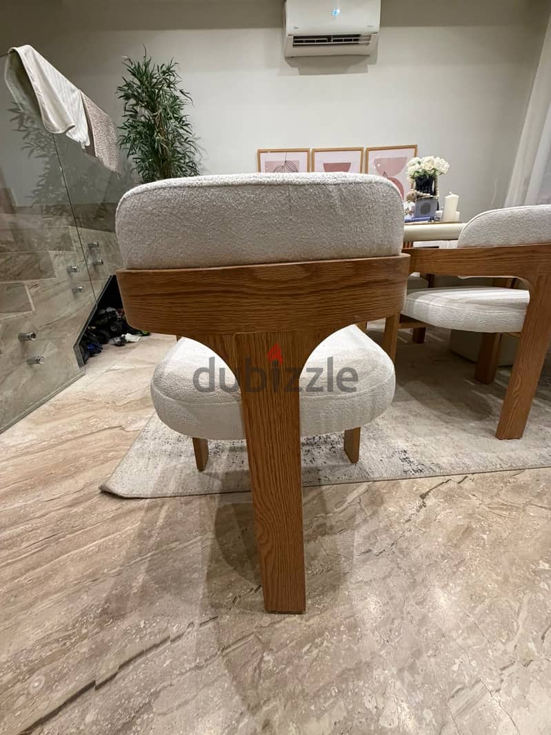 Dining table neo cement off white 2