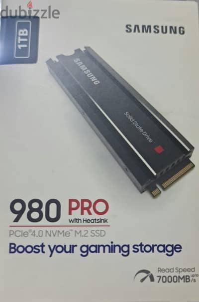 Samsung 980 PRO 1TB PCIe 4.0 NVMe M. 2 SSD with Heatsink – MZ-V8P1T0CW