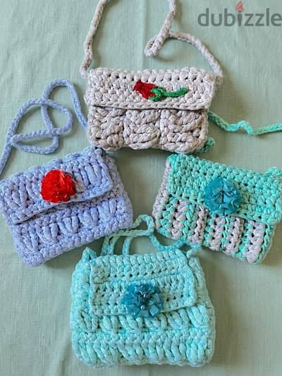 شنط crochet hand made for sale كروشيه هاند ميد للبيع
