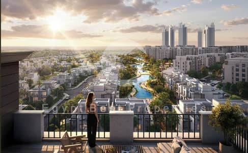 185 sqm Fully Finished Apartment for sale in Water Way West Compound Infront of Cairo Gate Emaar
