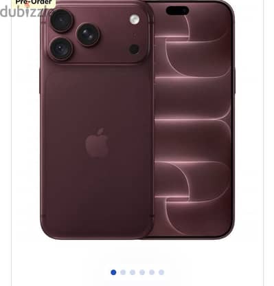 Apple - iPhone 18 pro new color برجندي ٢٥٦