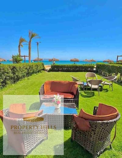 Fully finished Chalet for Sale in La Vista – Viewing Available Anytime – Sea View  Unit Type: Chalet  Area: 150 sqm  Garden Area: 60 sqm  Finishing: Fully finished  Viewing: Ready anytime   Village Features:  Direct sea view  Modern designs with high-qual