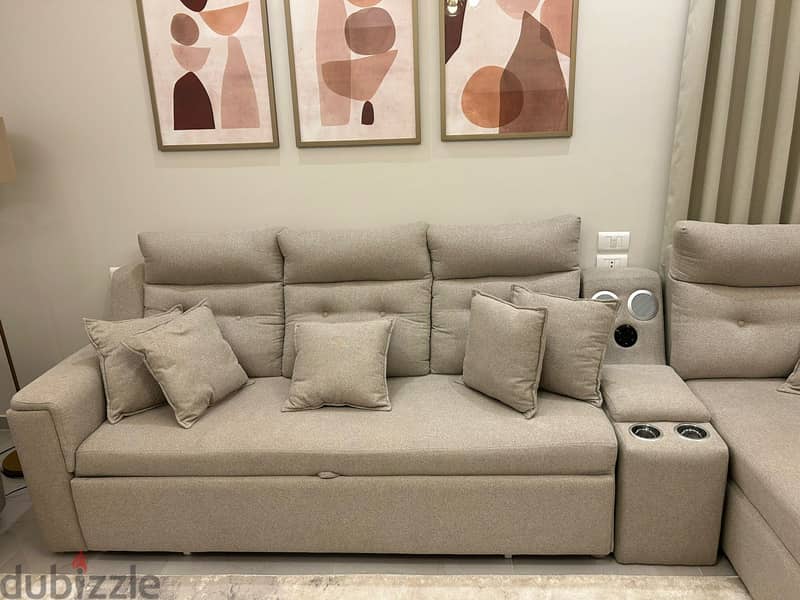 L-shaped sofa bed 1