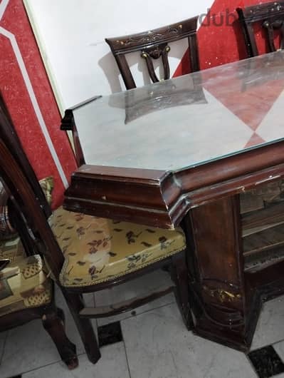 سفرة و نيش خشب زان قشرة هندي
