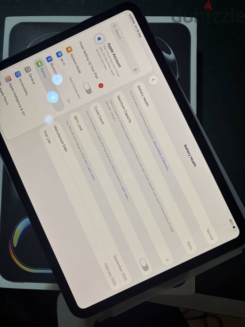 Ipad pro m5 0 cycles 2