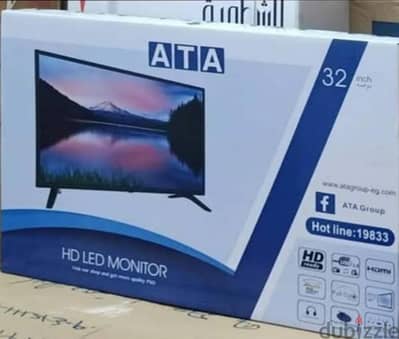 شاشه  ATA جديده بالكرتونه والضمان وكل مشتملاتها فتحت لتجربته فقط
