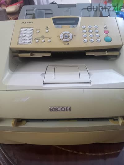 فاكس وطابعة ليزر استيراد خارج ريكو 3 في ١ / Ricoh FAX 1190