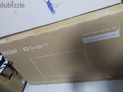 تلفزيون هاير50 بوصة 4kQLED سمارت |  الجديد لم يستخدم