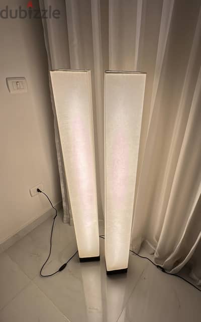 2 lamp floor