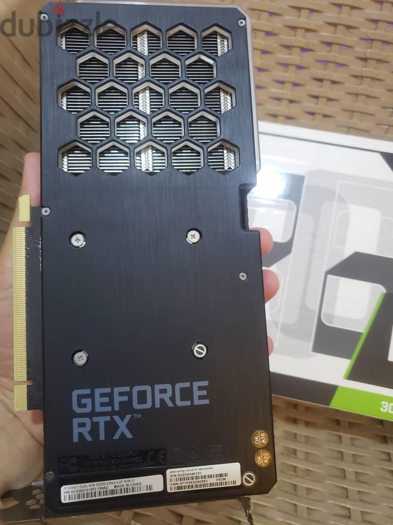 RTX 3060 Ti 8 GB Palit Dual 2