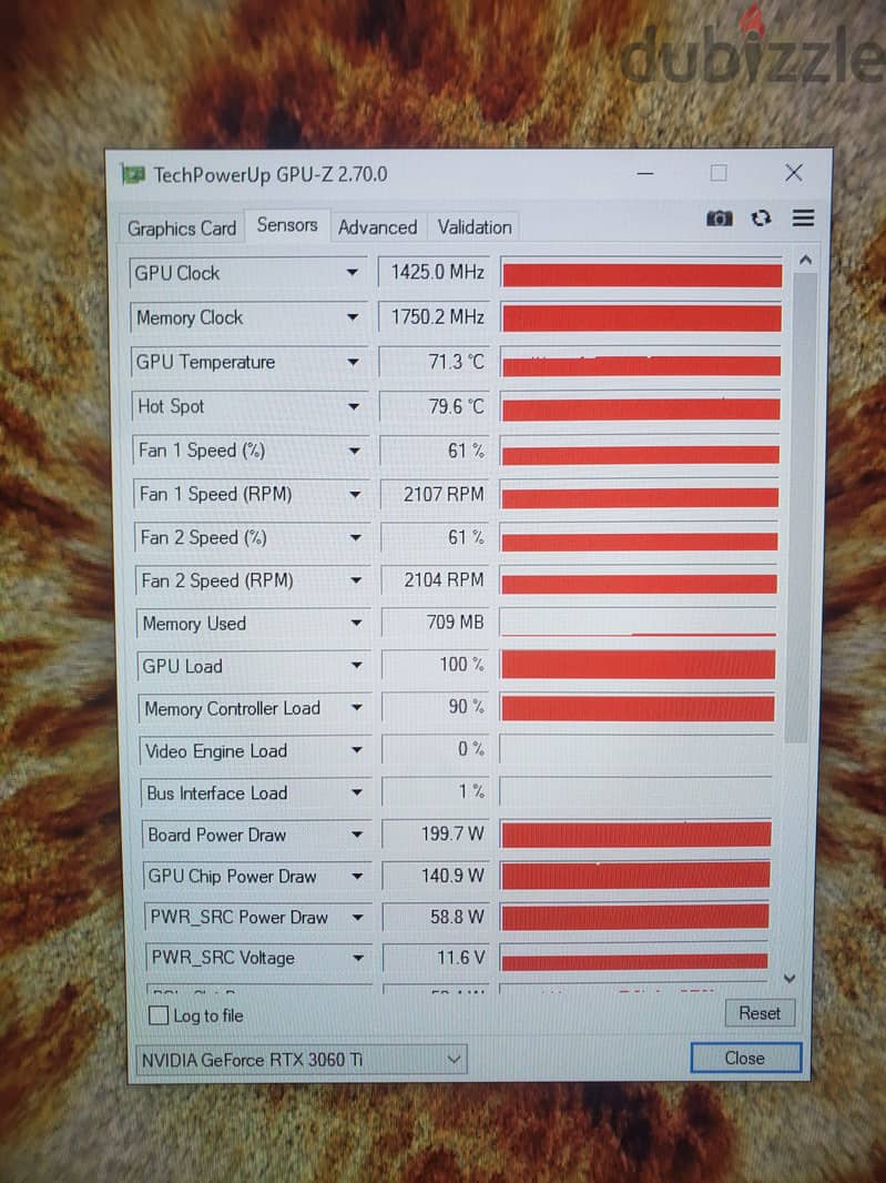 RTX 3060 Ti 8 GB Palit Dual 7