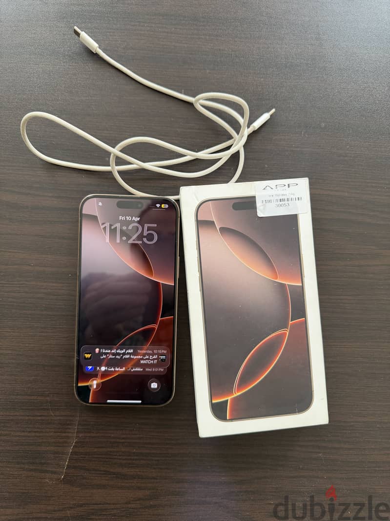 Apple - iPhone 16 Pro Max. 99 % battery. Used like new 9
