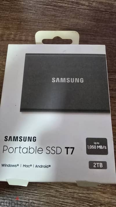 SAMSUNG T7 external  SSD 2TB