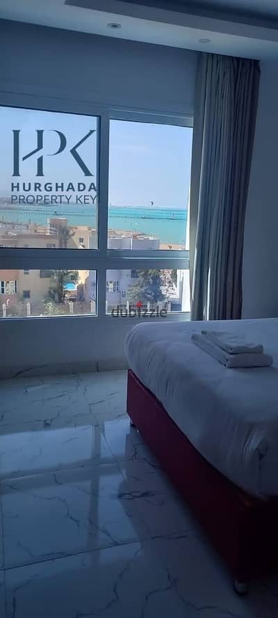 Furnished 2BR Apartment | Open Sea View | Ready to Move | Fanadir Bay-Hurghada