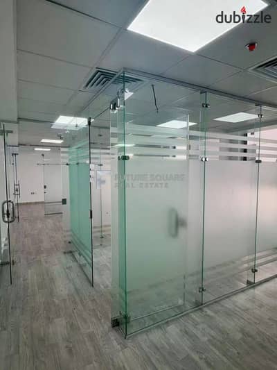 Office for rent 130m air-conditioned in One Katameya Al-Marshedi - Maadi Ring