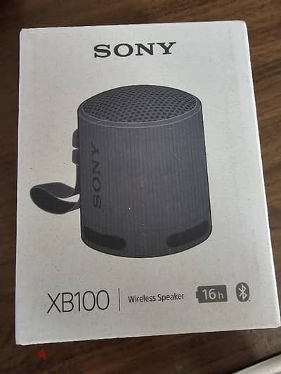 Sony SRS-XB100 Portable Bluetooth Speaker — Brand New, Sealed