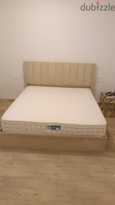 Bed with mattress
