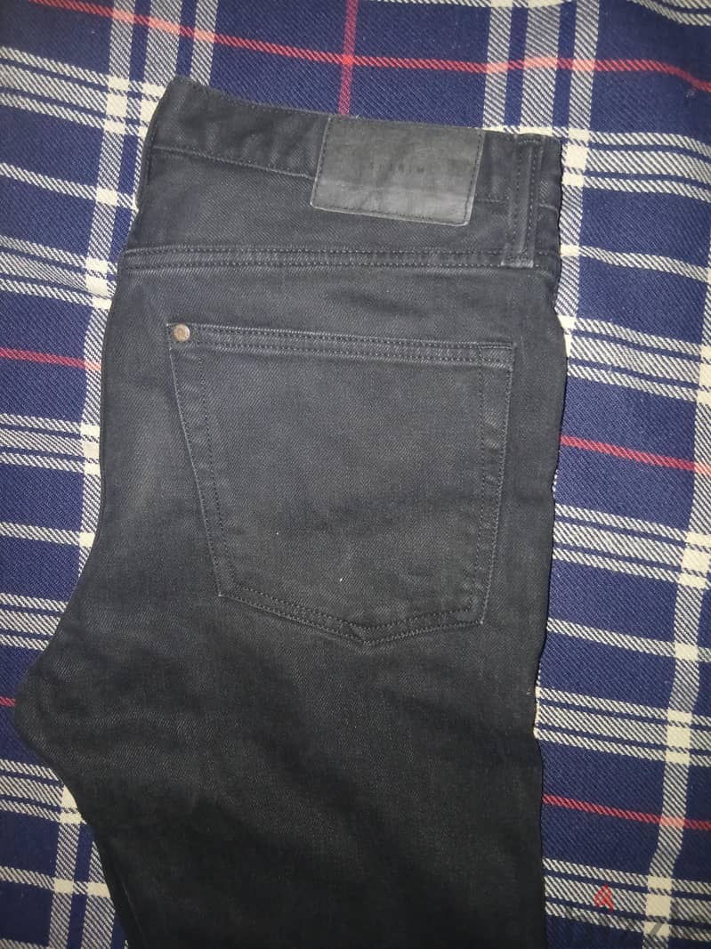 jeans H&M denim black slime 4