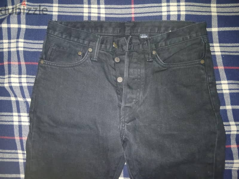 jeans H&M denim black slime 5