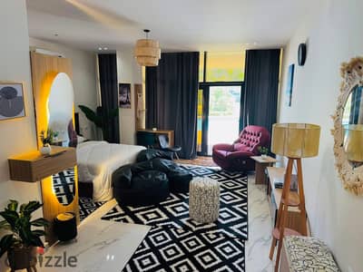شالية للبيع 60م متشطب بالكامل في سكاي سيتي الجلالة Sky City El Galala بجوار جامعة الجلالة