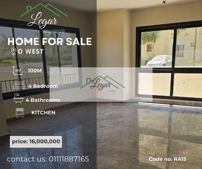 Ground-floor apartment with a garden for sale in O West – 204 sqm, finished, at an exceptional price.