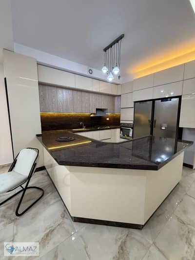Furnished basement unit with a garden for rent in the Al-Narges 2 villa district, Fifth Settlement; located in very close proximity to South 90th Stre