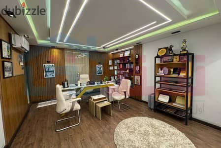 Administrative Office for Rent (155 sqm) – Zizinia, Main Abu Qir Street (Fully equipped with furniture, appliances, and A/C units)