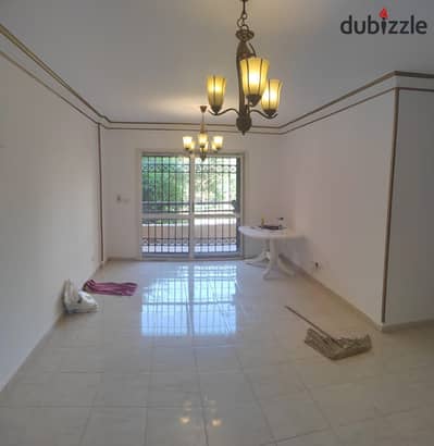 Apartment for rent in Madinaty 3 bedrooms ground floor with private garden on the garden