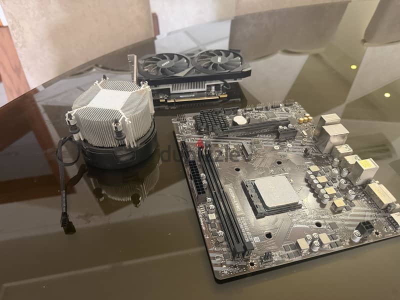 Motherboared and cpu and gpu combo 2